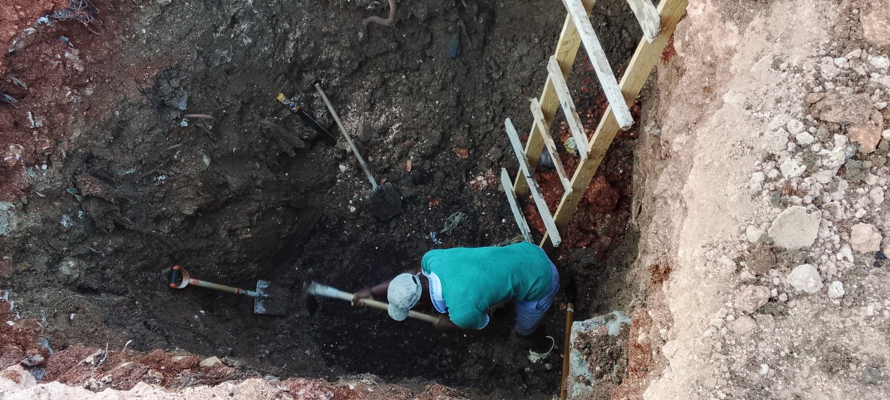 Excavación de zapatas